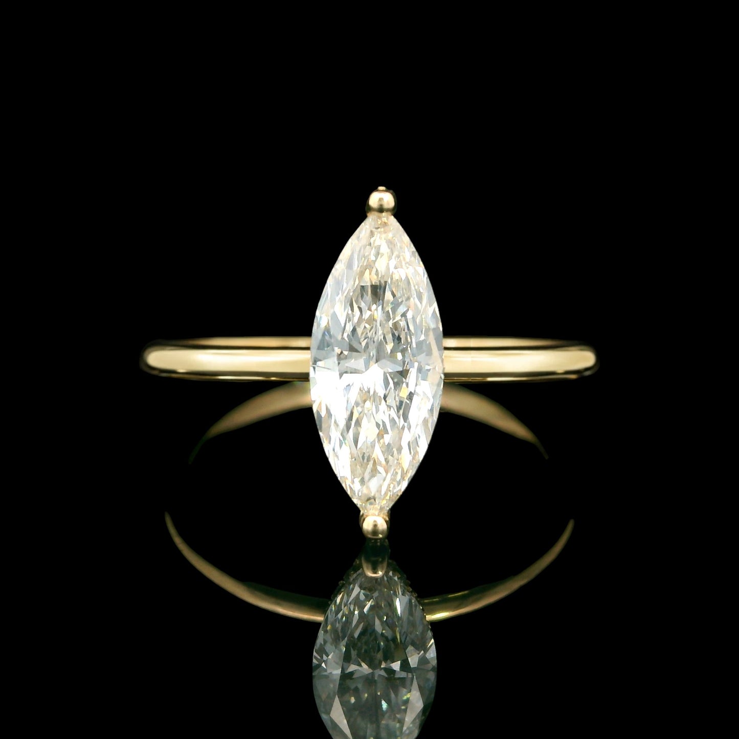 14K Gold 1.00 CTW Diamond Engagement Ring — 6 Stone Shapes & Hidden Halo