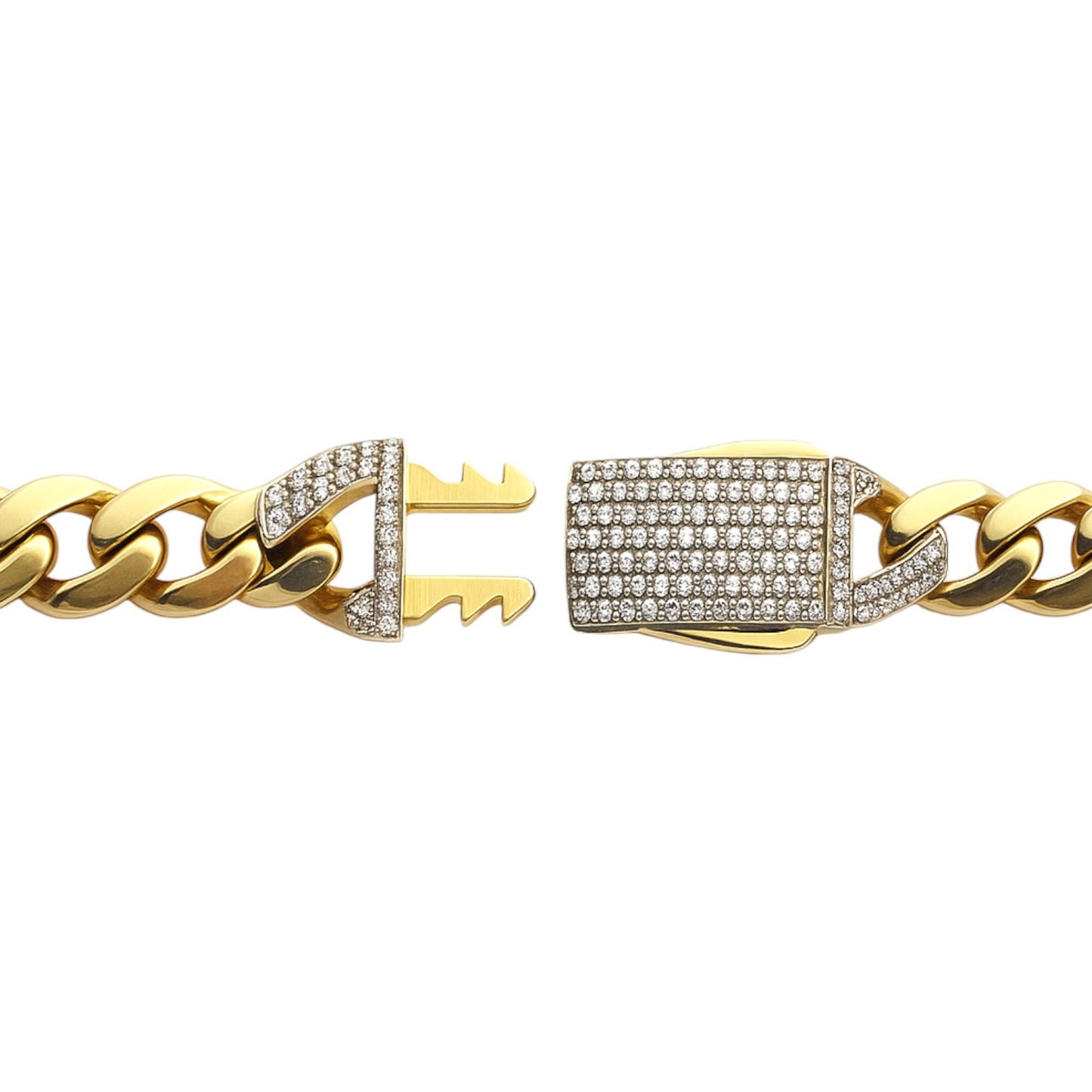 14K Gold 7MM Light Weight Cuban Bracelet - 7.5" Inches