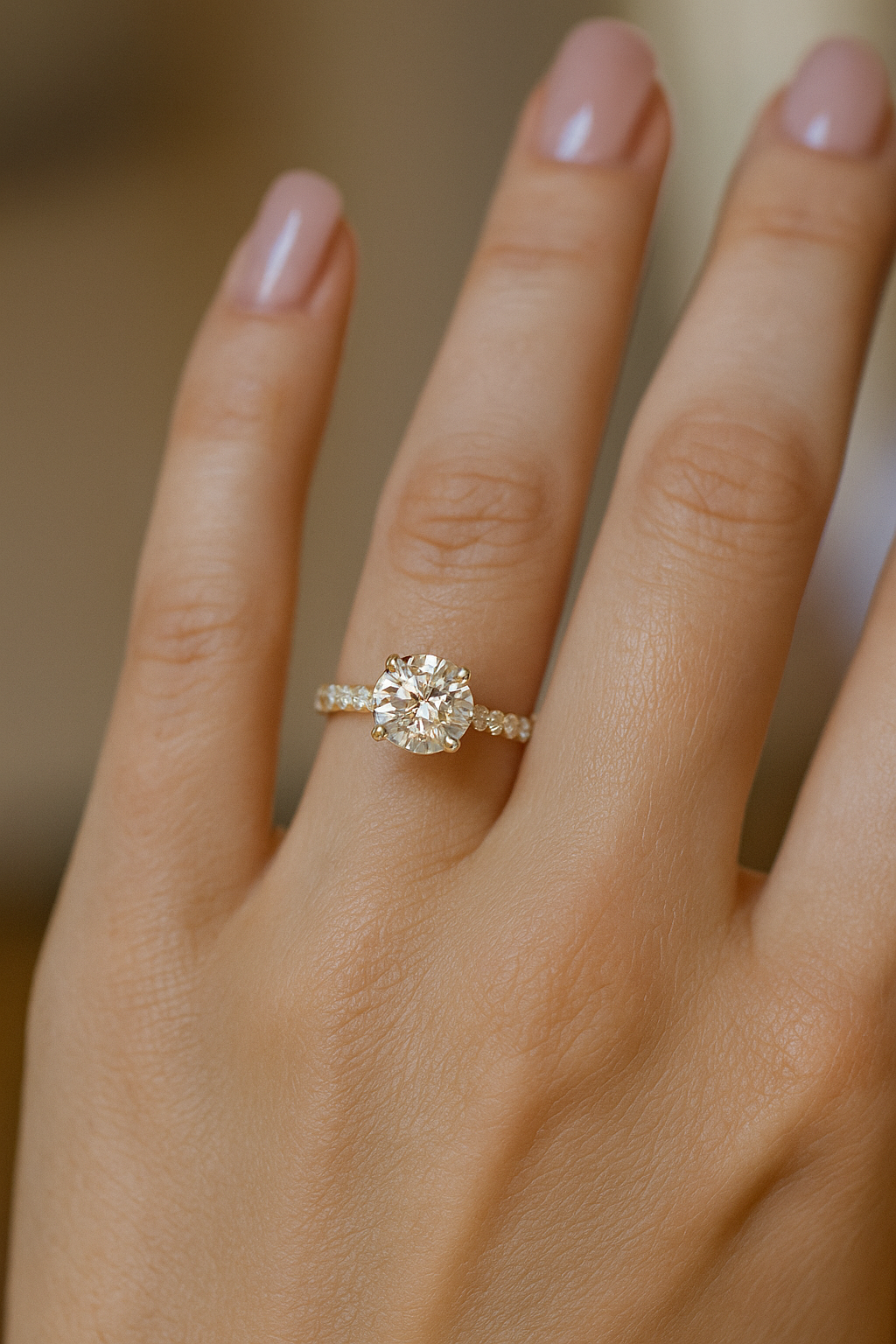 EGL Certified 3.0 CTW Radiant Diamond Ring in 14K Gold