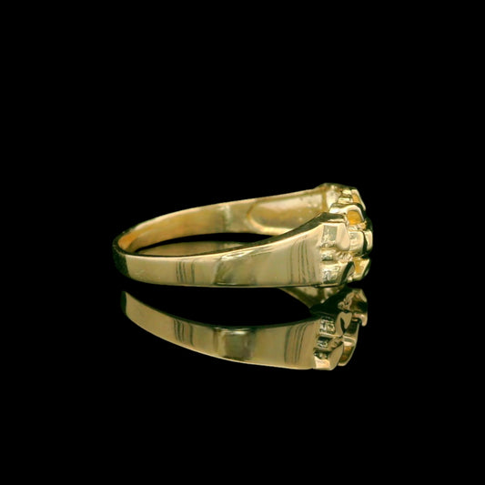 14K Nugget Ring for Kids & Juniors (Sizes 3 & 5.5)– 6mm