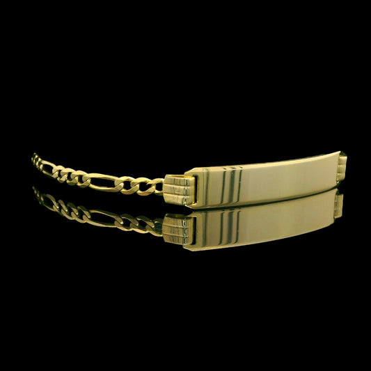 14K Kids’ Classic Figaro ID Bracelet