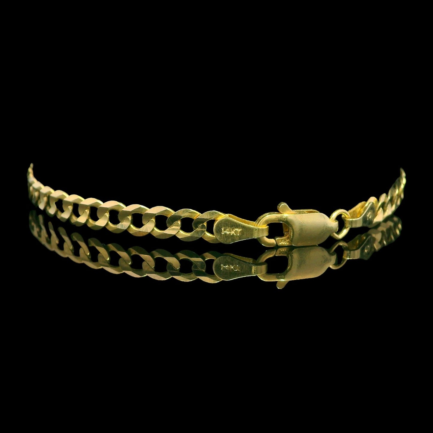 14K Italian Gold 6" Cuban ID Bracelet (All Gauges Available)