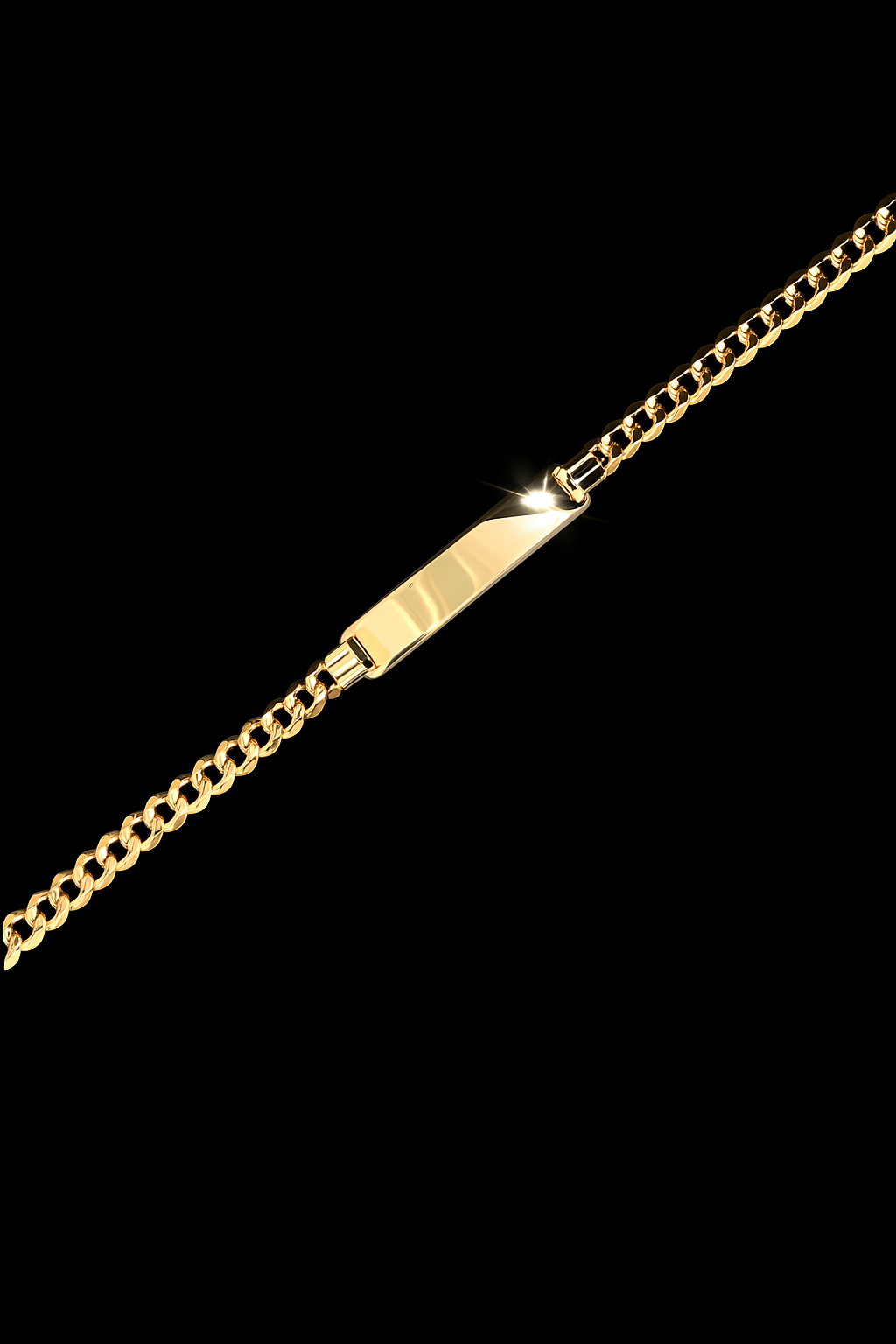14K Italian Gold 6" Cuban ID Bracelet (All Gauges Available)